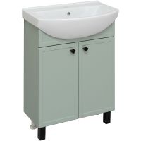 Тумба под раковину Runo Римини 65 00-00001273 Мята — фото 1, Тумбы под раковину