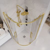 Товар: Душевой уголок Grossman Cosmo 100х100 301.K33.02.1010.32.00 профиль Золото сатин стекло прозрачное - фото 6 Душевой уголок Grossman Cosmo 100х100 301.K33.02.1010.32.00 профиль Золото сатин стекло прозрачное — фото 6, Душевые уголки