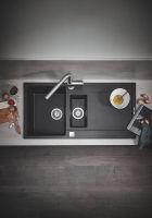 Товар: Кухонная мойка Grohe K500 100 31646AP0 Черный гранит - фото 4 Кухонная мойка Grohe K500 100 31646AP0 Черный гранит — фото 4, Кухонные мойки
