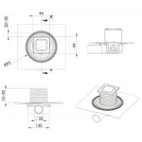 Товар: Душевой трап Berges Zentrum Norma 100x100 090362 с решеткой Хром матовый - фото 5 Душевой трап Berges Zentrum Norma 100x100 090362 с решеткой Хром матовый — фото 5, Трапы для душа