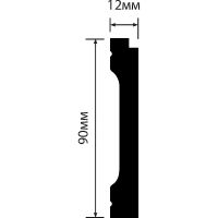 Плинтус HIWOOD B90V2 2000x90x12 мм — фото 2, Плинтуса напольные