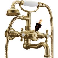 Смеситель для ванны Boheme Medici Presente 313-BSW Бронза — фото 1, Смесители