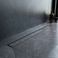 Душевой лоток AM.PM MasterFlow 70 W01SC-U11-070-04BM с Черной матовой решеткой / под плитку Tile — фото 13, Душевые лотки