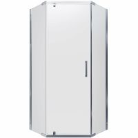 Душевой уголок Triton Дека-Хром 90х90 Щ0000053608 профиль Хром стекло прозрачное — фото 1, Душевые уголки