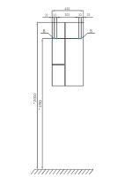 Подвесной шкаф Aquaton Мишель 43 1A243903MIX30 Дуб фьорд Дуб рустикальный — фото 7, Шкафы для ванной