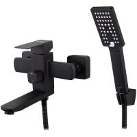 Смеситель для ванны Viko V-7742 Черный матовый — фото 1, Смеситель для ванны