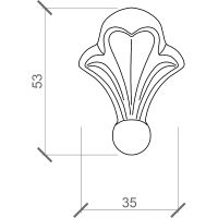 Орнамент Европласт 1.60.004 15x53x35 мм — фото 2, Колонны