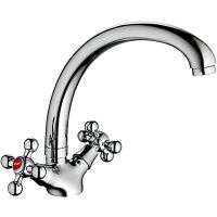 Смеситель для кухни Frap H19 F4219 Хром — фото 1, Смесители для кухни