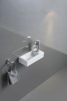 Товар: Раковина CeramaLux 36 9272L Белая - фото 3 Раковина CeramaLux 36 9272L Белая — фото 3, Раковины