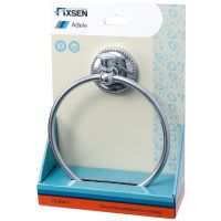 Товар: Кольцо для полотенец Fixsen Adele FX-55011 Хром - фото 2 Кольцо для полотенец Fixsen Adele FX-55011 Хром — фото 2, Полотенцедержатели