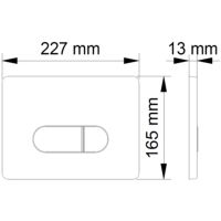 Клавиша смыва Berges Novum D5 040035 Черный матовый — фото 2, Кнопки смыва