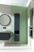 Товар: Шкаф пенал Allen Brau Infinity 35 R 1.21009.AM подвесной Антрацит матовый - фото 15 Шкаф пенал Allen Brau Infinity 35 R 1.21009.AM подвесной Антрацит матовый — фото 15, Мебель для ванной