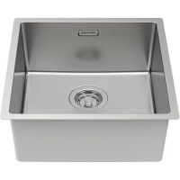 Кухонная мойка Paulmark Lassan 49 Uni LA49-BS Брашированная нержавеющая сталь — фото 2, Кухонные мойки