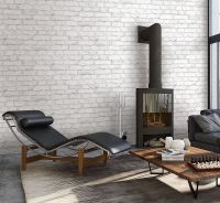 Обои Артекс The Best 2 10099-01 Винил на флизелине (1,06*10,05) Белый/Серый, Кирпич — фото 4, Обои для стен