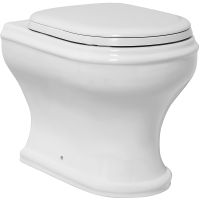 Унитаз Azzurra Charme CHVCTT000000BI приставной без сиденья — фото 1, Унитазы