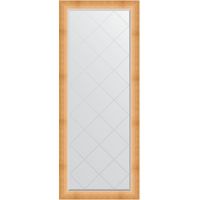 Зеркало Evoform Exclusive-G Floor 201х81 BY 6316 с гравировкой в багетной раме - Травленое золото 87 мм — фото 1, Мебель для ванной