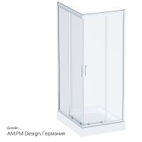 Товар: Душевой уголок AM.PM Gem 100х80 W90G-404-100280-MT профиль Хром матовый стекло прозрачное - фото 7 Душевой уголок AM.PM Gem 100х80 W90G-404-100280-MT профиль Хром матовый стекло прозрачное — фото 7, Душевые уголки