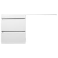 Тумба под раковину Style Line Даллас 115 подвесная Белый глянец арт-СС-00000651 — фото 7, Тумбы под раковину