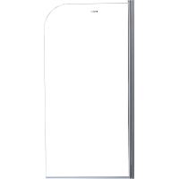 Шторка на ванну Aquanet SG-750 150 209411 профиль Хром стекло прозрачное — фото 1, Неподвижные шторки для ванной