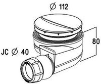 Товар: Сифон для душевого поддона Jacob Delafon 90 E78161-CP Хром Белый - фото 3 Сифон для душевого поддона Jacob Delafon 90 E78161-CP Хром Белый — фото 3, Прочие комплектующие для слива и канализации