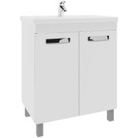 Тумба под раковину Vigo Plaza 70 tn.PLA.FOS.70.2D Белая — фото 1, Тумбы под раковину