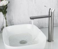 Смеситель для раковины Frap H805 Нержавеющая сталь арт-F10805-2 — фото 3, Смесители для раковины