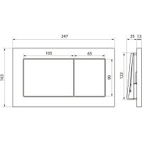 Комплект унитаза Point Меркурий PN41831GM с инсталляцией Элемент PN45120+PN44081BM Графит матовый с сиденьем Микролифт и Черной матовой клавишей смыва арт-PN48026BM — фото 15, Комплекты унитаз + инсталляция