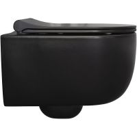 Унитаз Allen Brau Priority 4.31002.31 подвесной Черный матовый без сиденья — фото 11, Подвесные унитазы