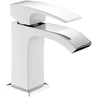 Товар: Смеситель для раковины Gappo G07 G1007-8 Белый Хром - фото 1 Смеситель для раковины Gappo G07 G1007-8 Белый Хром — фото 1, Смесители для раковины