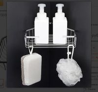 Товар: Полка корзина Frap F335 угловая Хром - фото 9 Полка корзина Frap F335 угловая Хром — фото 9, Полки для ванной и душа