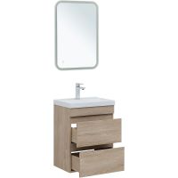 Товар: Тумба под раковину Aquanet Нота New 50 334196 подвесная Дуб светлый - фото 6 Тумба под раковину Aquanet Нота New 50 334196 подвесная Дуб светлый — фото 6, Мебель для ванной