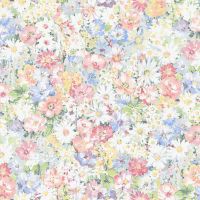 Обои Grandeco Spring R149137 Винил на флизелине (1,06*10,05) Разноцветный, Цветы — фото 1, Обои для стен