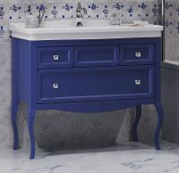 Тумба под раковину Opadiris Валери 105 00-00006520 Сапфир — фото 2, Мебель для ванной