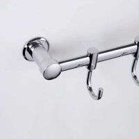 Вешалка для полотенец Frap F205-6 Хром — фото 3, Крючки для полотенец