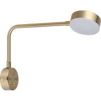 Товар: Настенный светильник Crystal Lux CLT 214W BS Белый Латунь - фото 3 Настенный светильник Crystal Lux CLT 214W BS Белый Латунь — фото 3, Бра