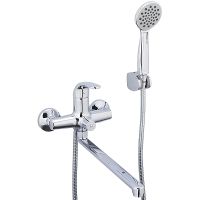 Смеситель для ванны Gappo G35 G2235 универсальный Хром — фото 1, Смеситель для ванны