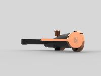 Смеситель для ванны GPD Gildo MBB165-S-R Черный Розовое золото — фото 4, Смесители