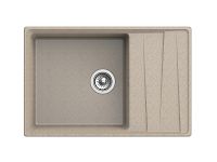Товар: Кухонная мойка GranFest Level GF-LV-760L Песочная - фото 2 Кухонная мойка GranFest Level GF-LV-760L Песочная — фото 2, Кухонные мойки