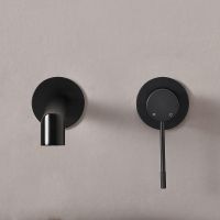 Смеситель для раковины Vincea Desire VBFW-1D1MB Черный матовый — фото 5, Смесители для раковины