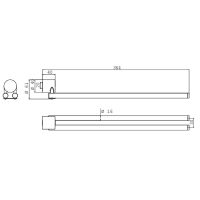 Полотенцедержатель Emco Rondo2 4550 001 36 поворотный Хром — фото 4, Полотенцедержатели