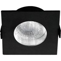 Встраиваемый светильник Crystal Lux CLT 046C1 BL IP44 Черный — фото 1, Точечные светильники