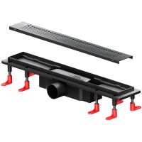 Товар: Душевой лоток AM.PM PrimeFlow 50 W02SC-P11-050-01BM с Черной матовой решеткой Cut Gradient - фото 2 Душевой лоток AM.PM PrimeFlow 50 W02SC-P11-050-01BM с Черной матовой решеткой Cut Gradient — фото 2, Душевые лотки