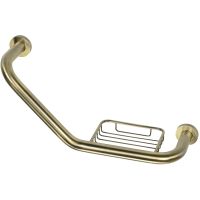 Поручень Veragio Gifortes VR.GFT-9025.BR с мыльницей Бронза — фото 1, Поручни для ванной