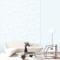 Обои Andrea Rossi Stromboli 54348-6 Винил на флизелине (1,06*10) Бирюзовый, Листья/Бабочки — фото 2, Обои для стен