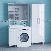 Товар: Тумба под раковину СанТа Марс 90 700290 Белая - фото 2 Тумба под раковину СанТа Марс 90 700290 Белая — фото 2, Тумбы под раковину