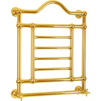 Водяной полотенцесушитель Migliore Edward 85x68 20316 Золото — фото 1, Водяные полотенцесушители