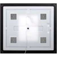 Зеркало BelBagno Kraft 70 SPC-KRAFT-700-900-LED-TCH-WARM-NERO с подсветкой Черное с сенсорным выключателем и подогревом — фото 8, Зеркала в ванную комнату