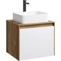 Товар: Корпус тумбы под раковину Aqwella 5 Stars Mobi 60 MOB0106DB подвесной Дуб балтийский - фото 3 Корпус тумбы под раковину Aqwella 5 Stars Mobi 60 MOB0106DB подвесной Дуб балтийский — фото 3, Мебель для ванной