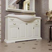 Товар: Тумба под раковину Opadiris Риспекто 120 Z0000009687 Слоновая кость ручки Бронза - фото 2 Тумба под раковину Opadiris Риспекто 120 Z0000009687 Слоновая кость ручки Бронза — фото 2, Мебель для ванной