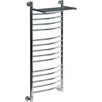 Водяной полотенцесушитель Ника Arc ЛД/ВП (г2) 120x60 с полкой Хром — фото 2, Водяные полотенцесушители